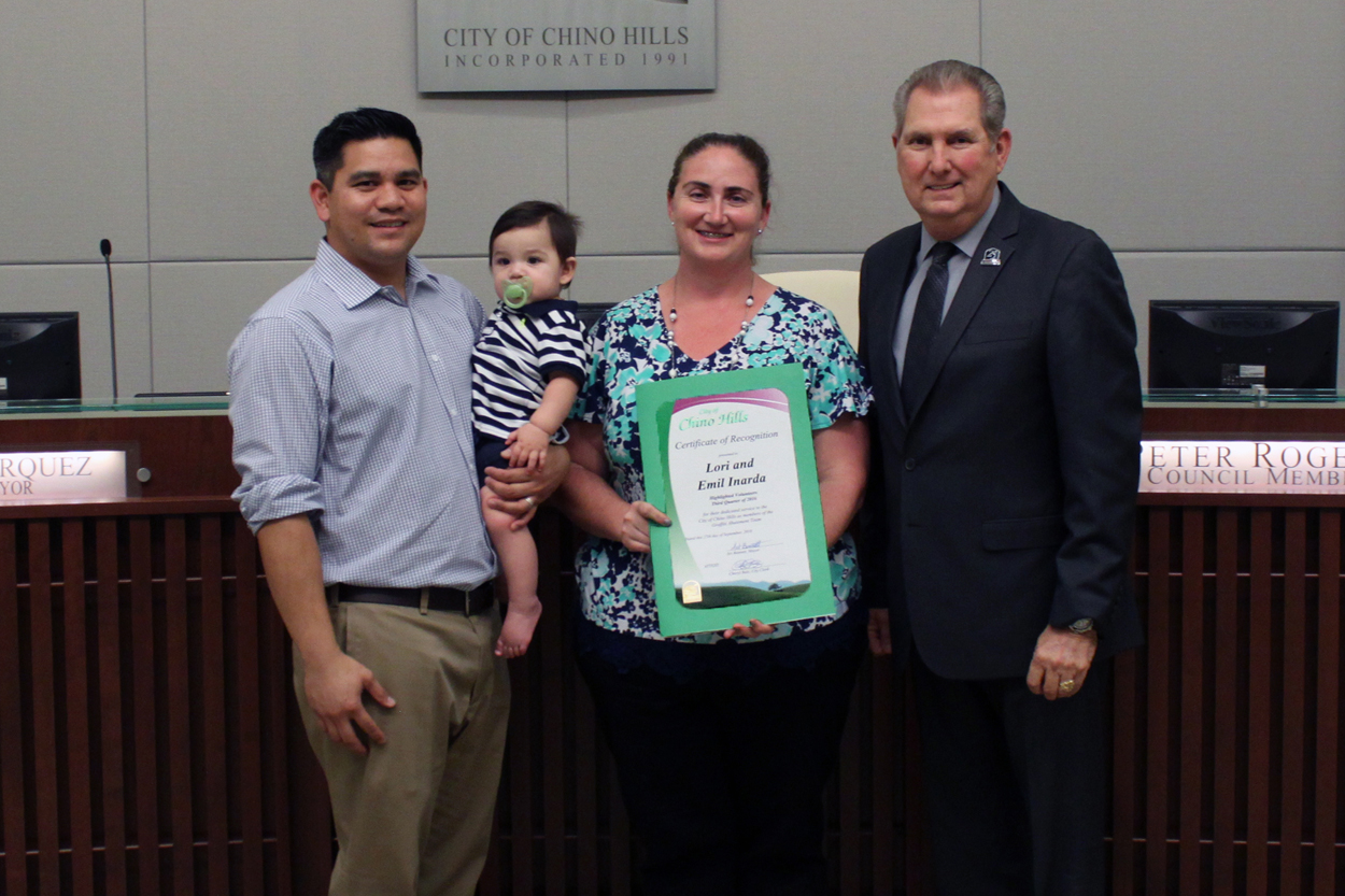 Emil and Lori Inarda Graffiti Abatement Volunteers